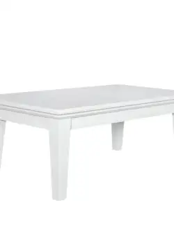 Masa Cafea Saint Tropez, Alb, Vopsit 120 x 70 x 47 Cm