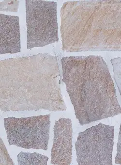 Masa + Chiuveta pt Gratar Traditional (135x120x60 cm, 450 kg, piatra naturala Rhodos, caramida)