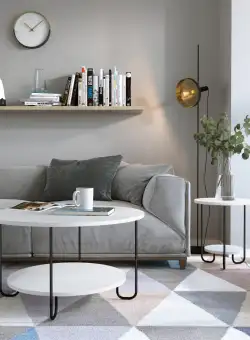 Masa de cafea Corro alba