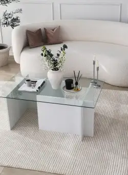 Masa de cafea Escape alba