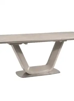 Masa Extensibila Armani Ceramic gri mat – l90 x h76 x L160-220 cm