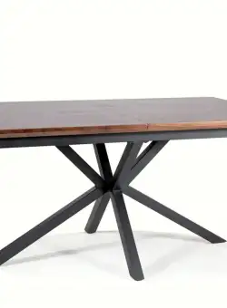 Masa extensibila Logan nuc/negru - L160-200 x l90 x h75 cm