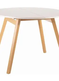 Masa extensibila Opera alb/fag - L102-142 cm