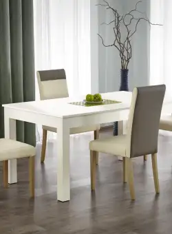 Masa extensibila Seweryn alb/alb L160-300 cm