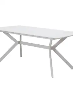 Masa fixa de terasa Ballena alb L180 cm