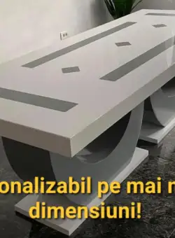 MASA FIXA DENI 4, CU LINII GRI