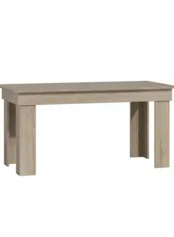 Masa MONTILLA, 8 persoane, sonoma deschis, 160x80x75 cm