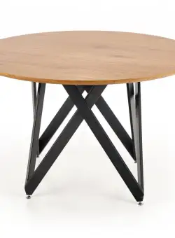 Masa Mozambik stejar auriu - d120xh75 cm