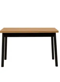 Masă Oliver Sbt - Karina Black, Negru, 75x77x120 cm