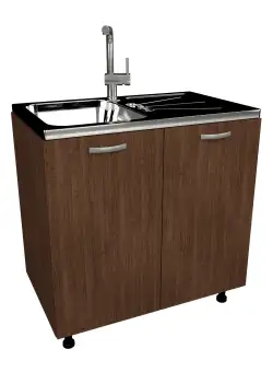 Masca Chiuveta Toro, Wenge, 80 x 50 x 82 cm