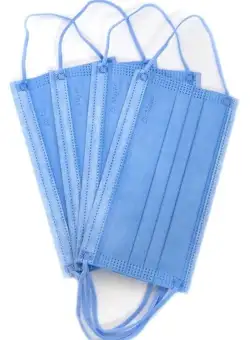 Masca medicala Dr. Mayer DRM-CFFMLBL, 4 Straturi, 50 buc. (Albastru)