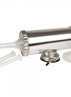 Masina din inox pentru umplut carnati, 3 palnii incluse