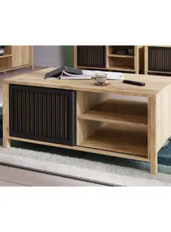 Masuta Cafea Justyna Stejar Mauvella Si Negru, 105.5 Cm