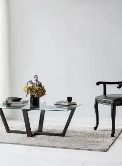 Masuta de cafea Amalfi - Anthracite, Gri, 65x35x105 cm