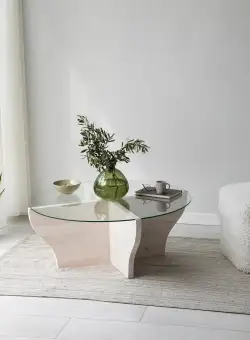 Masuta de cafea Amphora alba