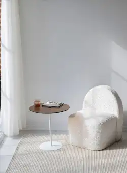 Masuta de cafea Chill-Out alb / bronz