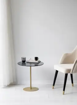 Masuta de cafea Chill-Out auriu / fumuriu