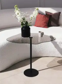 Masuta de cafea Dio Negru, 45x50x60 cm