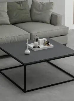 Masuta de Cafea Loni - Anthracite, Gri, 90x41x90 cm