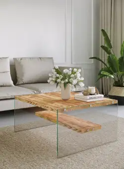 Masuta de cafea Niagara S101, Stejar, 75x40x75 cm