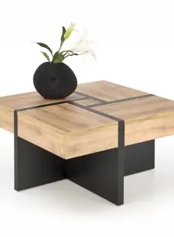 Masuta de cafea Sevilla S stejar craft/negru