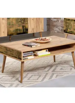 Masuta de cafea Viva - Coffee Table 7, Stejar, 45x60x110 cm