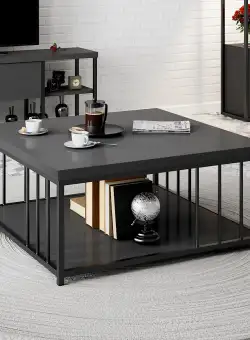 Masuta de cafea Zenn antracit/negru