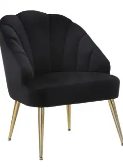 Mauro Ferretti Fotoliu SHELL NEGRU CM 65X69X84