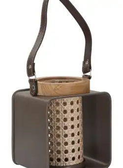 Mauro Ferretti LANTERNA FIER-RATTAN CM 16X13X20