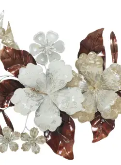 Mauro Ferretti Panou De Perete Din Fier Buchet Cm 83X8,5X55