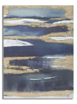 Mauro Ferretti Pictura Pe Panza Albastru Inchis Cm 60X2,7X80