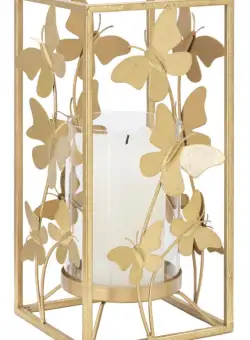 Mauro Ferretti Suport de lumanari fluture glam 14X14X29cm
