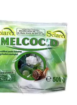 Melcocid 500 gr, moluscocid, Solarex, produs certificat Bio, ingrasamant cu functie impotriva melcilor