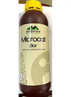 Microcat Bor 1L ingrasamant foliar pentru carente de Bor , Atlantica Agricola, contine Bor, Azot si aminoacizi (grau, porumb, rapita, floarea soarelui, cartof, soia, mazare, gazon, pomi fructiferi, vita de vie)
