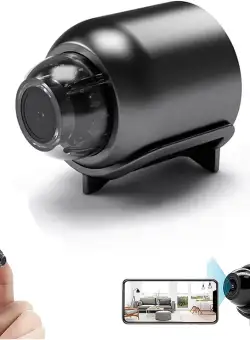 Mini camera supraveghere X5, WIFI, Full HD, View 160 grade, control din aplicatie, senzor miscare, vizionare pe timp de noapte