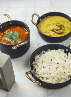 Mini cratita rotunda cu manere APS 13.5 x 5 cm 0.3 l