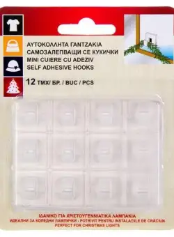 Mini Cuier Cu Adeziv Pentru Instalatiile De Craciun, Clips Instalatii Craciun