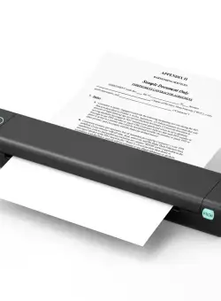 Mini imprimanta termica A4, portabila, wireless, bluetooth, cu acumulator, compatibila iOS/Android