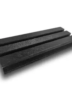 Mostra Riflaj Mdf Furniruit, Negru, 29.6 x 12.6 Cm