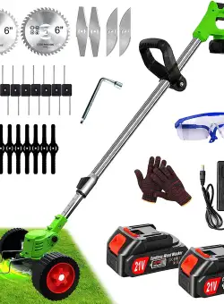 Motocoasa electrica 48V, 4000 mAh, 18000 RPM, cu acumulatori