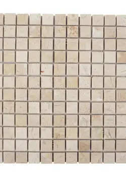 Mozaic Marmura Light Beige Polisata, 2.3 x 2.3 cm