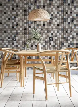 Mozaic Mix Marmura Polisat, 3 x 3 cm