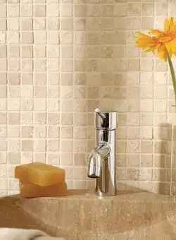 Mozaic Travertin Classic Antichizat, 4.8 x 4.8 cm