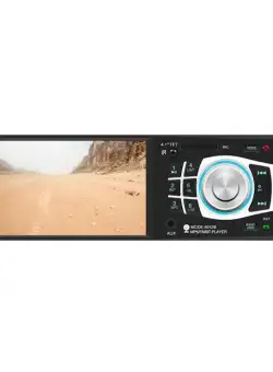 MP5 Player Techstar® 4012B, 1DIN, Ecran HD 4.1 inch, Comenzi Volan, Telecomanda, Bluetooth, USB, Negru