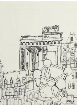 Napron Sander Linen Europe 50x150cm 29 ecru