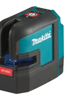 Nivela laser cu 2 linii plus accesorii Makita SK106GDZ, 35-60 m