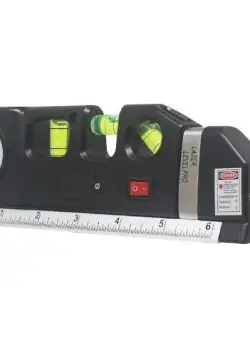 Nivela Multifunctionala cu Laser Level PR10, Ruleta integrata,Lasar,Boloboc,,Rigla,Baterii