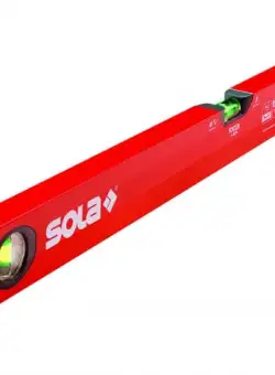 Nivela profesionala cu bula de aer BIG X SOLA aluminiu (rosu)