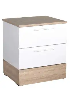 Noptiera Adore Base, 2 sertare, 45 x 52 x 40 cm
