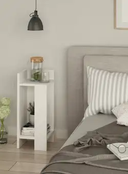 Noptiera Elos pe stanga alba